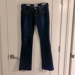 Lucky brand dark blue mid rise Lolita boot cut jeans size 8